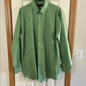 Stafford Green Dress Shirt Classic Fit